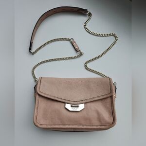 Rag & Bone Field Clutch Nude Chain Strap Petite Crossbody Purse